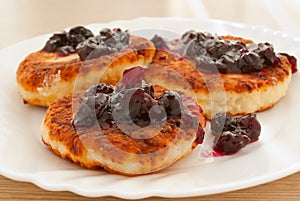 Curd pancake