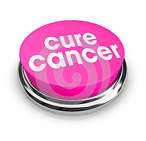 Cure Cancer - Pink Button