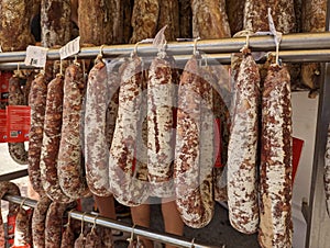 cured meat stall