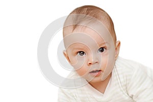 Curious baby face