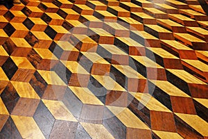 Curious 3d effect floor in The Palacio da Bolsa Stock Exchange Palace of Porto city photo