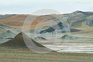 Curious pyramidal formations in Sico Pass photo