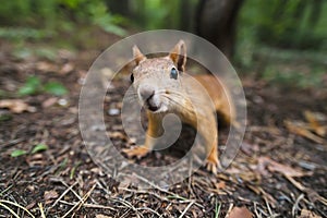 Curious squirrel