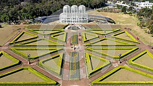 Curitiba Brazil. Botanical Garden at downtown city of Parana state.