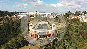 Curitiba Brazil. Public park at downtown city of Parana state.