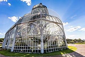 CURITIBA, PARANA/BRAZIL - DECEMBER 26 2016: Botanical Garden in a sunny day