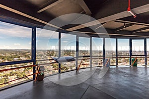 CURITIBA, PARANA/BRAZIL - DECEMBER 27 2016: View from Curitiba`s panoramic tower