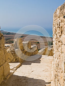 Curium ruins and coast