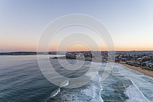 Curl Curl Beach, Sydney Australia aerial