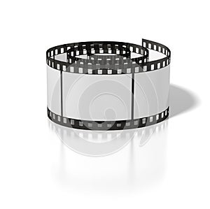 Curl film strip