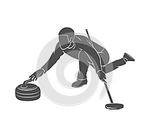 Curling game sport