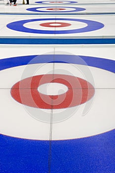 Curling target house