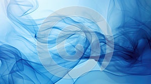 curls blue smoke pattern