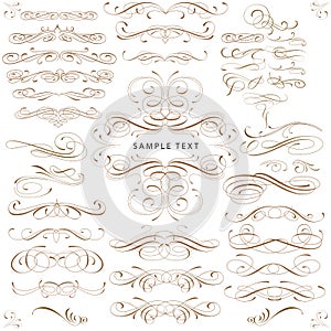 CURLS design elements set