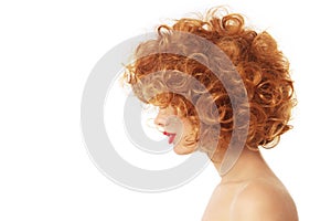 Curly hair photo