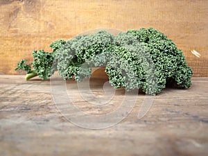 Curly kale leave