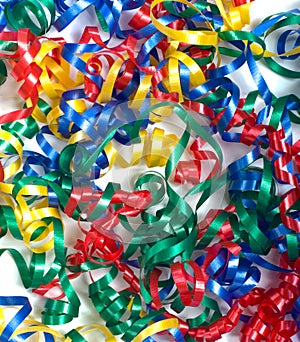 Curly ribbon background