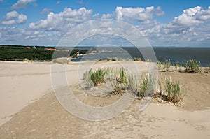 Curonian spit panorama photo