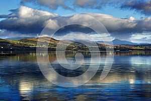 The Currane Lake in County Kerry, Ireland