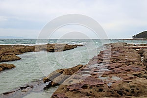 Currarong Rock Pools and Eroded Rocks