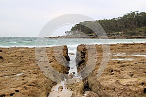 Currarong Rock Pools and Eroded Rocks