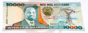 Currency banknote of Africa