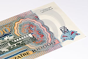 Currency banknote of Africa