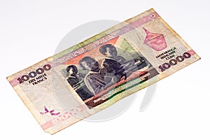 Currency banknote of Africa