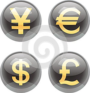 Currency buttons