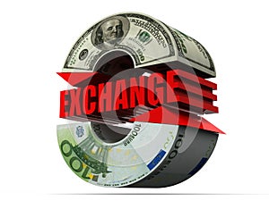 Currency exchange. dollar