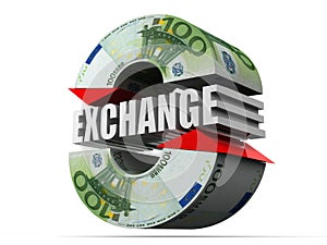 Currency exchange. Euro