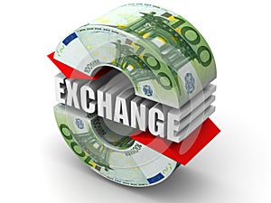 Currency exchange. Euro