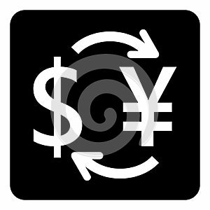 Currency exchange icon