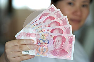 Currency notes. RMB