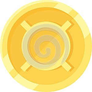 Currency sign coin, a character used to denote an unspecified currency