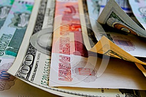 Currency speculation the ruble dollar.