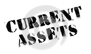 Current Assets rubber stamp