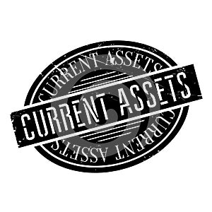 Current Assets rubber stamp