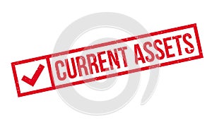 Current Assets rubber stamp