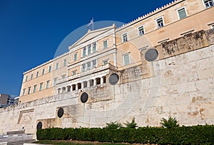 The current Hellenic Parliament building, Old Royal Palace