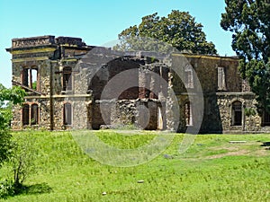 Current view of the ruins of the Castle of San Carlos