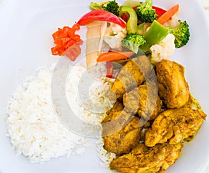 Curried Chicken with Rice
