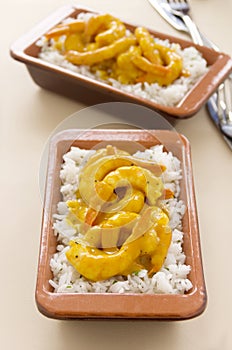 Curried Shrimps