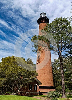 Currituck Beach Light in Corolla, North Carolina