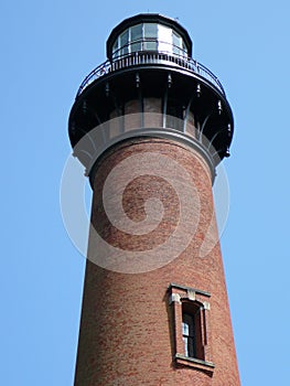 Currituck Beach Lighthouse close-up