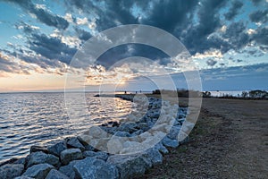 Currituck Sound at Corolla Historic Park in NC