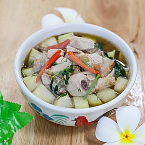 Curry Chicken Hatch,Thai food.
