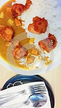 Curried Chicken Rice