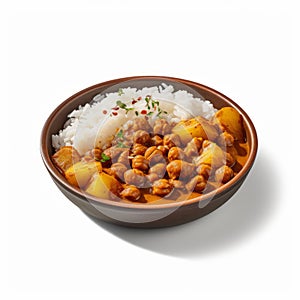 Curry De Choclo: A Fusion Of Chickpeas, Potatoes, And Rice
