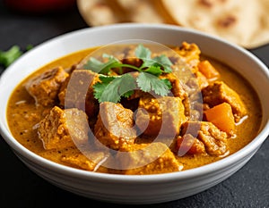 Curry ready meal. Generated by AI.